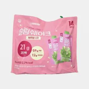 랩노쉬 슬림쉐이크 제주말차맛 45g x 14개