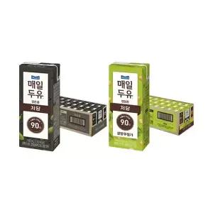 매일두유 검은콩 190ml, 24개 + 렌틸콩 190ml, 24개