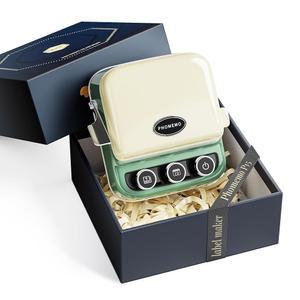 포메모 리본 라벨 프린터 P15 커스텀 텍스트 /아이콘 미니 블루투스 휴대용 메이커 기계 선물용 테이프 크리스마스 장식 천 태그 DIY 공예품 웨딩 부케 파티 혜택