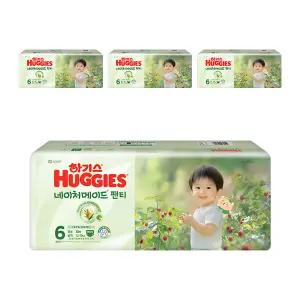 하기스 NEW 네이쳐메이드 팬티형 기저귀 6단계 남아용 38매 4팩 1개