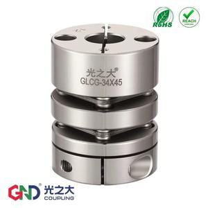 GLCG 스테인레스 스틸 더블 다이어프램 클램프 시리즈 샤프트 커플링 GND 밴드 D19-56mm, L27-64mm5 8 10 1