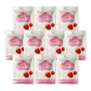 맛있는풍경 국내산 동결건조딸기 순수딸기 동결건조 과일 20g x 10
