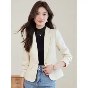 밴널스샵 여자 분홍 봄 가을 옷 자켓 정장 쇼트 상의 코트 HO3