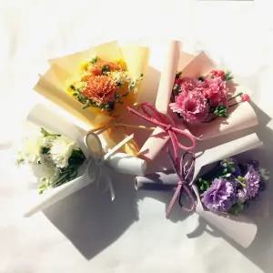 아도니스7939 납골당꽃 미니조화 꽃다발 봉안당 꾸미기 미니꽃다발 큐방추가 추모꽃