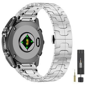 MDBBLBM 20mm 스테인리스 스틸 퀵 핏 밴드 Garmin Fenix8 AMOLED 43mm / Fenix 7S Pro 6S 5S Plus 하강용 금속 시계줄 Mk3 3i Mk2s Approach S70 42mm epix Pro42mm