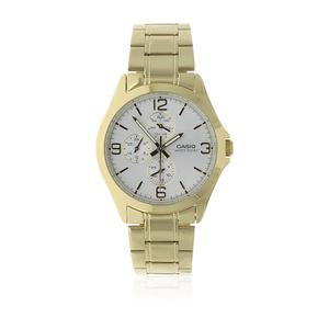 카시오 MTP-V301G-7A 골드톤 스테인리스 스틸 시계 - 멀티 다이얼