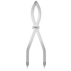 던줌 반경 분할 도구 - 24인치 단열 도구 금속 가공 드로잉 목공 스크라이버 리샤펜 가능 및 일반 판금 제조 레이아웃 분할기 교체 가능(1개)