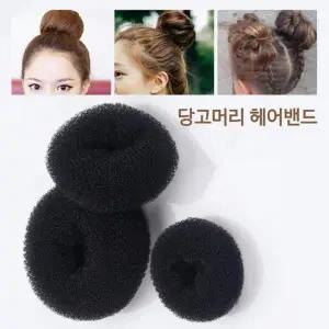 똥머리 올리머리 당고 헤어밴드 자국안남는머리끈 올