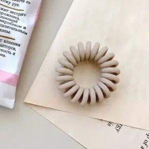 머리헤어밴드 스프링 그레이 헤어끈 머리끈