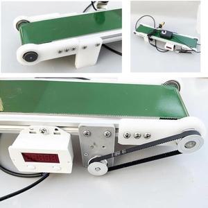 100x700mm 소형 데스크탑 컨베이어 벨트 자동 카운터 생산 라인 용 DIY 마찰 실험 장치