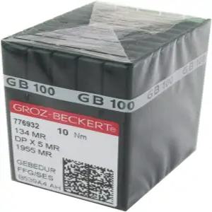 GROZ-BECERT 바늘 인 CKPSMS 투명 플라스틱 상자-100 GEBEDUR 134 MR / 135X5 티타늄 퀼팅 기계 (100PCS