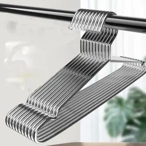 W20 스텐레스옷걸이 논슬립 스틸옷걸이 10p