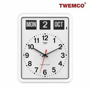 트웸코 BQ-12A (화이트) 퍼페추얼 캘린더 플립 벽시계
