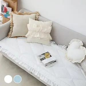 [아망떼]리엔나 시어서커 리플 프릴 쇼파패드 (4인)