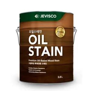 제비스코 오일스테인 3.5L 방부목페인트 목재보호