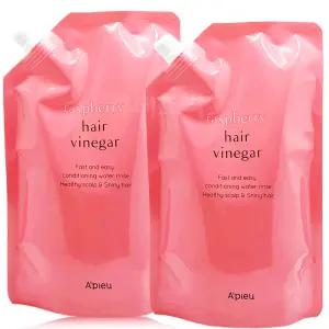 어퓨 라즈베리 헤어 식초 리필용 400ml + 400ml