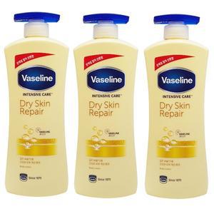 바세린 드라이 스킨 리페어 로션 600ml 3개팩