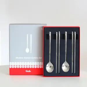 휘슬러 2인 부부수저세트 4P