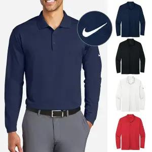 [나이키골프]나이키 골프웨어 드라이핏 기능성 폴로 긴팔 티셔츠