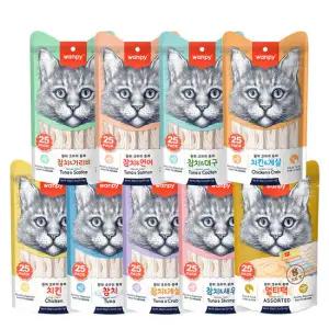 완피 크리미 퓨레 14g 25P 대용량 고양이간식