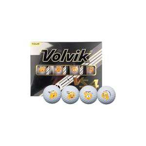 볼빅 VS4 만월이 캐릭터 골프공 A세트, 화이트, 1개