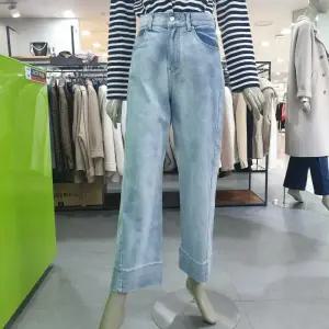 시슬리/애플아울렛/사선절개 와이드 데님 팬츠 SADPA5311