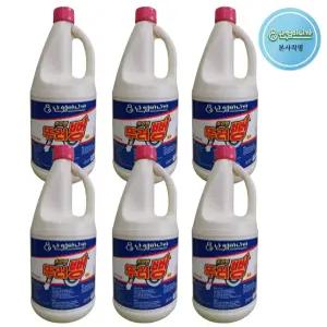 난엄마니까 올인원 배수구 뚫어뻥 2리터 X 6개 하수구 세면대 싱크대 막힘 뚜러뻥