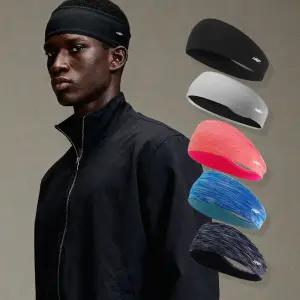 HNF 스포츠 운동 헤어밴드 축구 테니스 러닝 배드민턴 땀 흡수