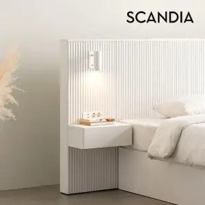 에센셜 템바보드 호텔 침대 LED 협탁