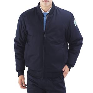 네이비작업점퍼 동계 작업복 맞지퍼 쇼크식 상의 하의