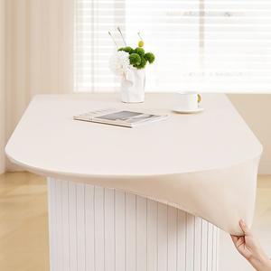 방수식탁보 리폼 씌우는방수 테이블매트 식탁커버 반원형