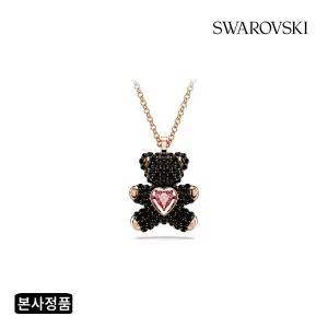 [스와로브스키](강남점)[본사정품/쇼핑백증정] Teddy Heart 블랙 목걸이 5693623