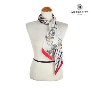 [롯데백화점]메트로시티 나딘 실크 스카프 MSSD-3012