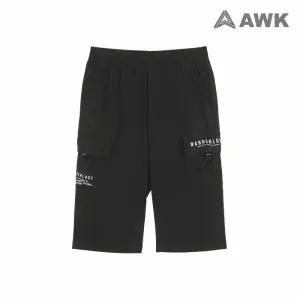 [보리보리/에어워크 주니어]주니어 나일론 스판 7부 카고 팬츠