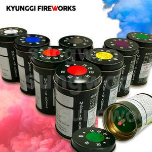 연막탄 국산 국내생산 최신제조 소방훈련 공연연출 1분미만 컬러연막탄