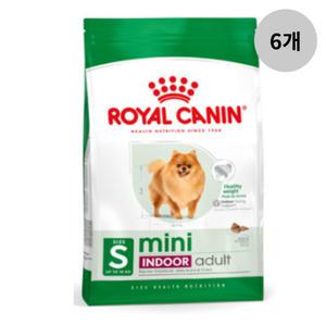 로얄캐닌 강아지 사료 미니 인도어 어덜트 3kg X6