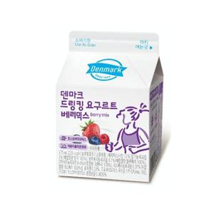 덴마크 드링킹요구르트 베리믹스 275mL 25팩/냉장무배
