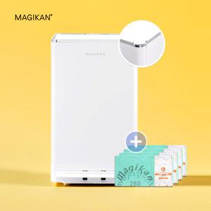 매직캔 크롬히포27L+리필4개(기본리필포함5개)/MH280/냄새차단/듀얼락시스템