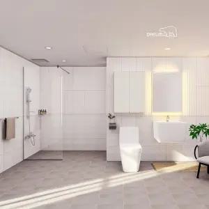 [DAELIM]대림바스 코지스퀘어 LED사각거울 거실욕실 리모델링