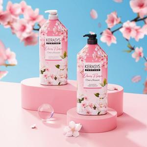 [케라시스] 디어플로라 체리블라썸 샴푸/린스 1.5L x 2개