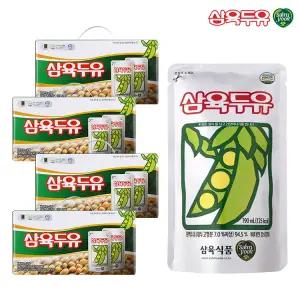 삼육두유 오리지널 두유 파우치 190ml 60팩 (15팩x4)