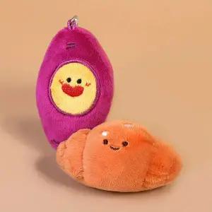 [핫트랙스]소금빵빵이 / 고구마빵 가방고리 키링 인형 2종 8cm