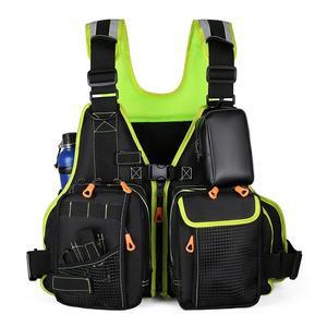 바다낚시조끼 포켓 대형 부력 방수 루어 성인용 전문 구명 조끼 바다 선상 야외