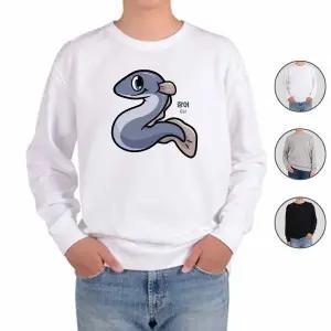 [하프클럽/]맨투맨 전색상 바다생물 모음전 장어 프린트셔츠