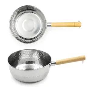 헤킨스 인덕션 IH 겸용 스테인리스 함마톤 이유식 라면 눈금 계량 손잡이 편수 냄비 22cm