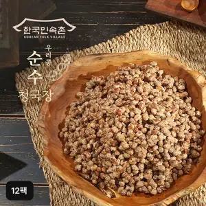 [NS홈쇼핑]한국민속촌 우리콩 순수 청국장 12팩[34834393]