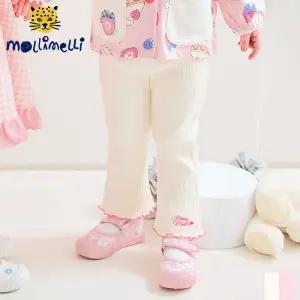 [몰리멜리] 로맨틱몰리골지부츠컷팬츠