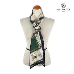 [롯데백화점]메트로시티 캐리지 실크 스카프 MSFS-3022