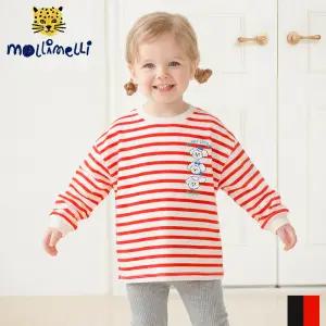 [몰리멜리] 해피댕댕스트라이프티셔츠