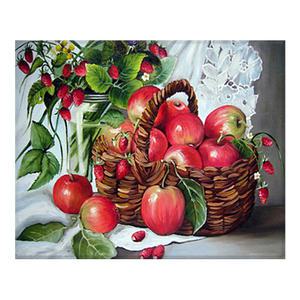 DIY 보석십자수 행운을 불러오는 홍사과 40x50cm 캔버스형